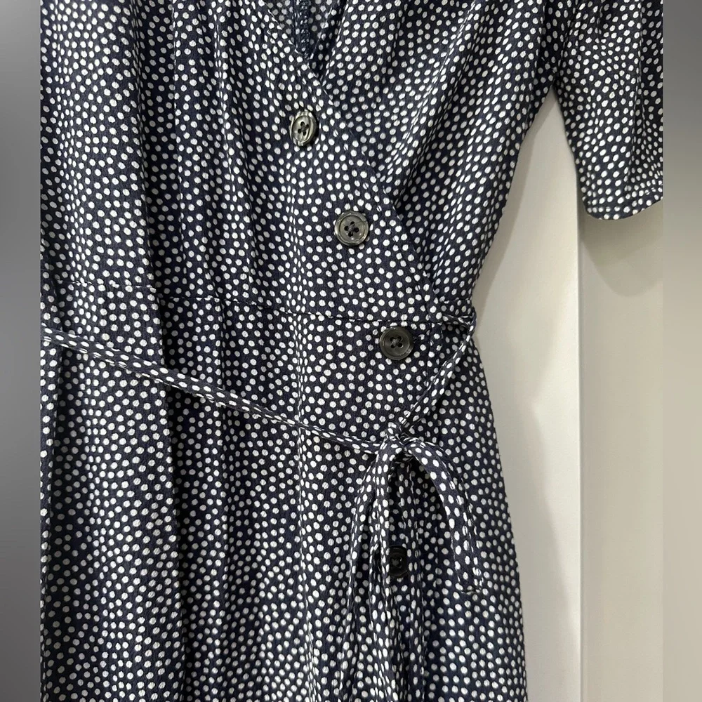 Polka Dot Wrap Dress - Picture 2 of 4